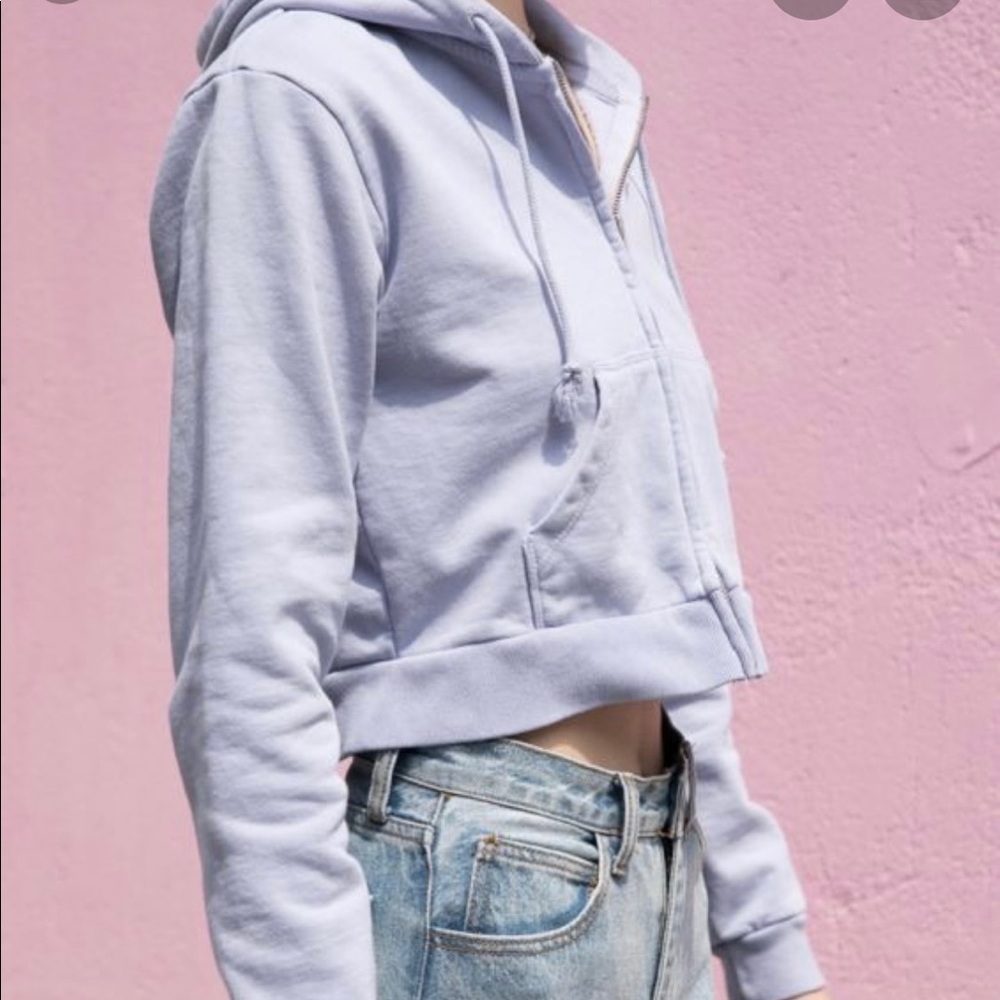 Crystal hoodie in lilac